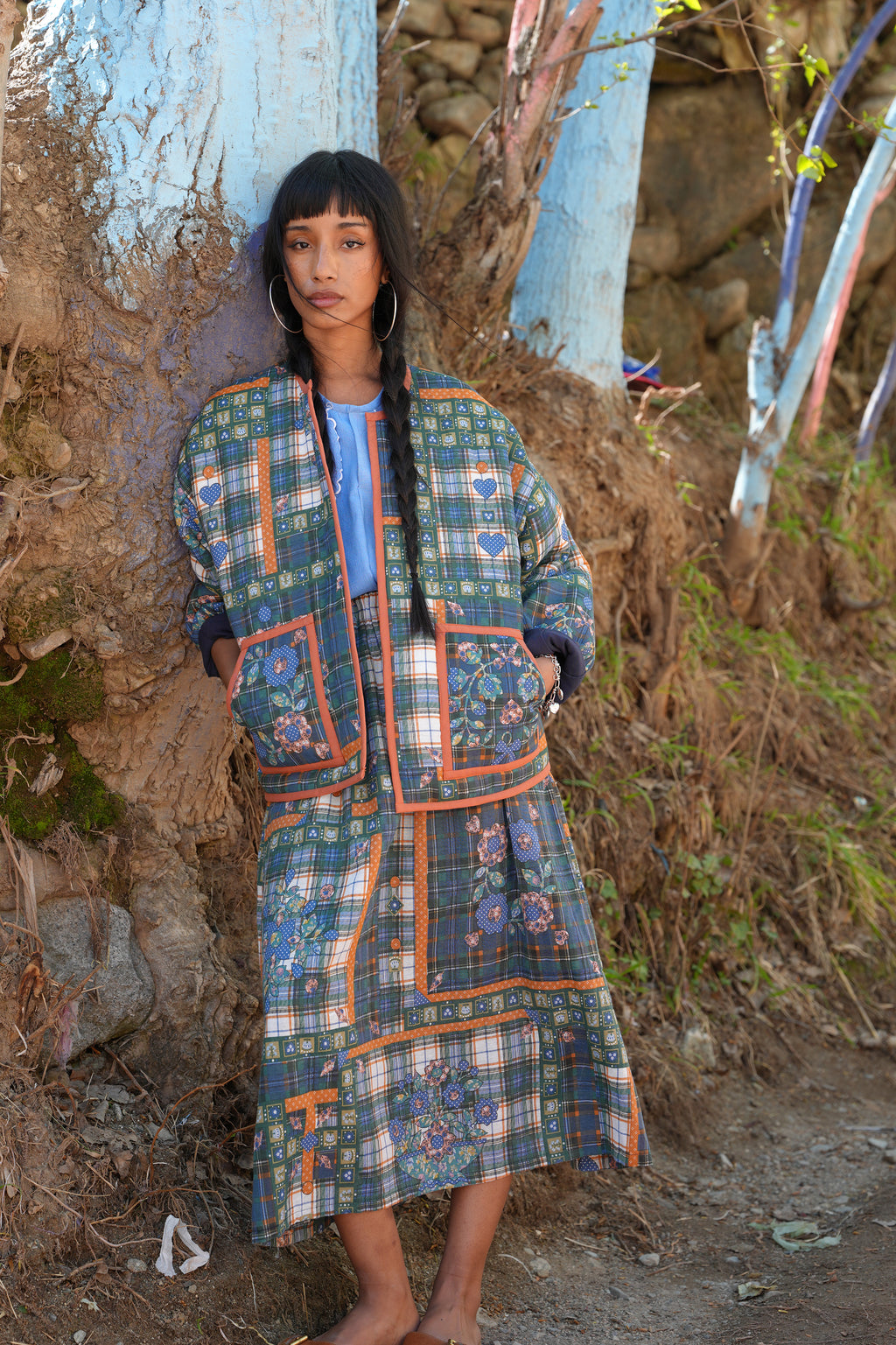 Jupe patchwork