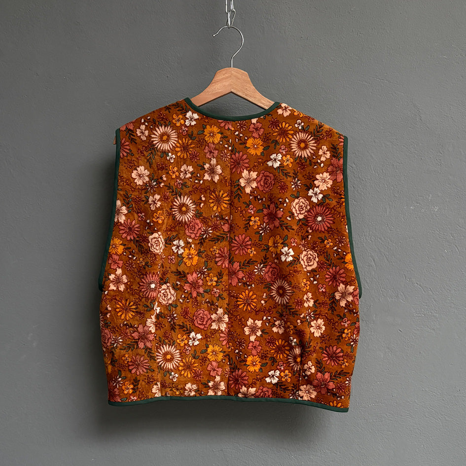 Gilet panne de velours
