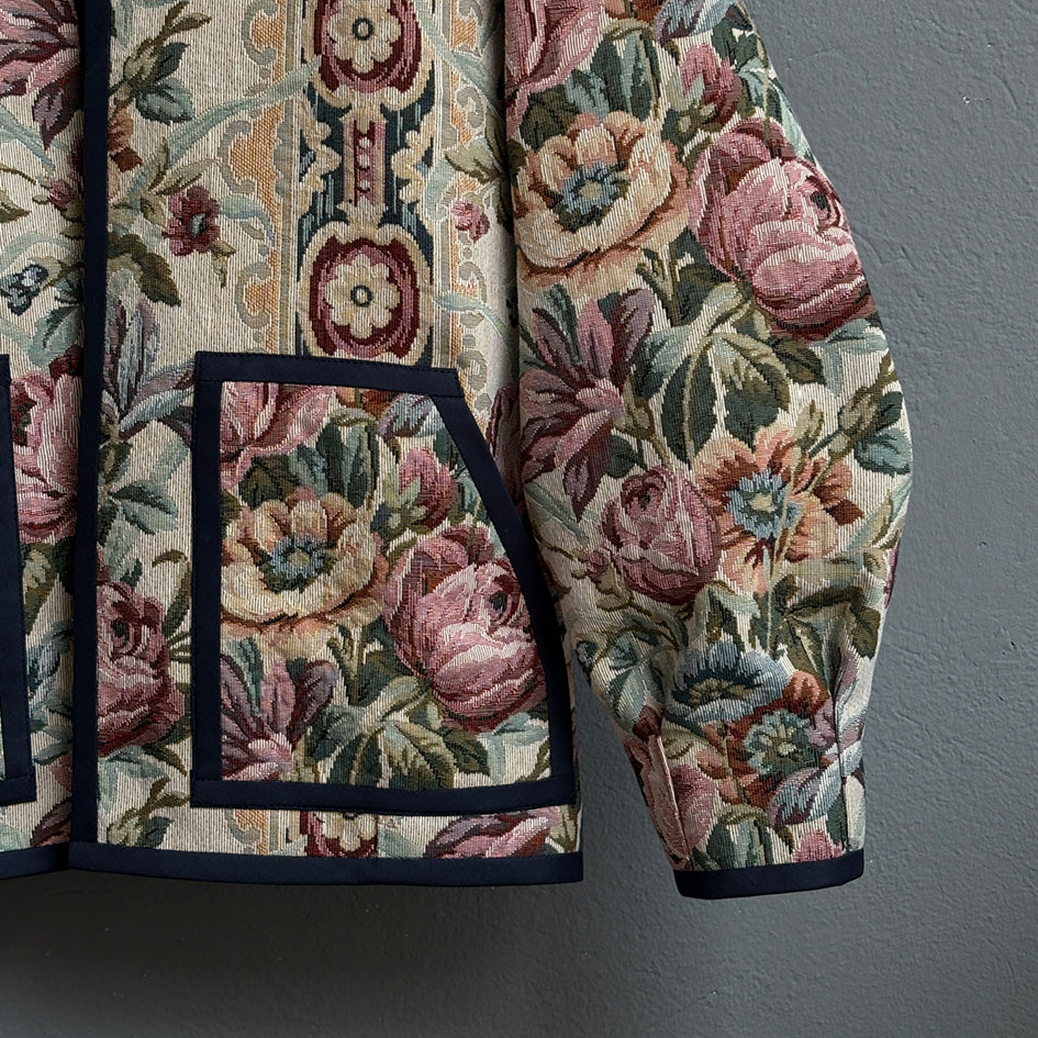 Bomber gobelin floral