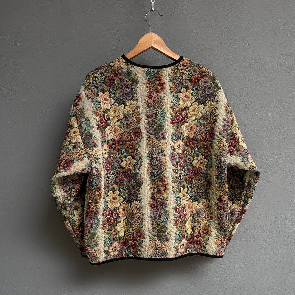 Bomber gobelin floral