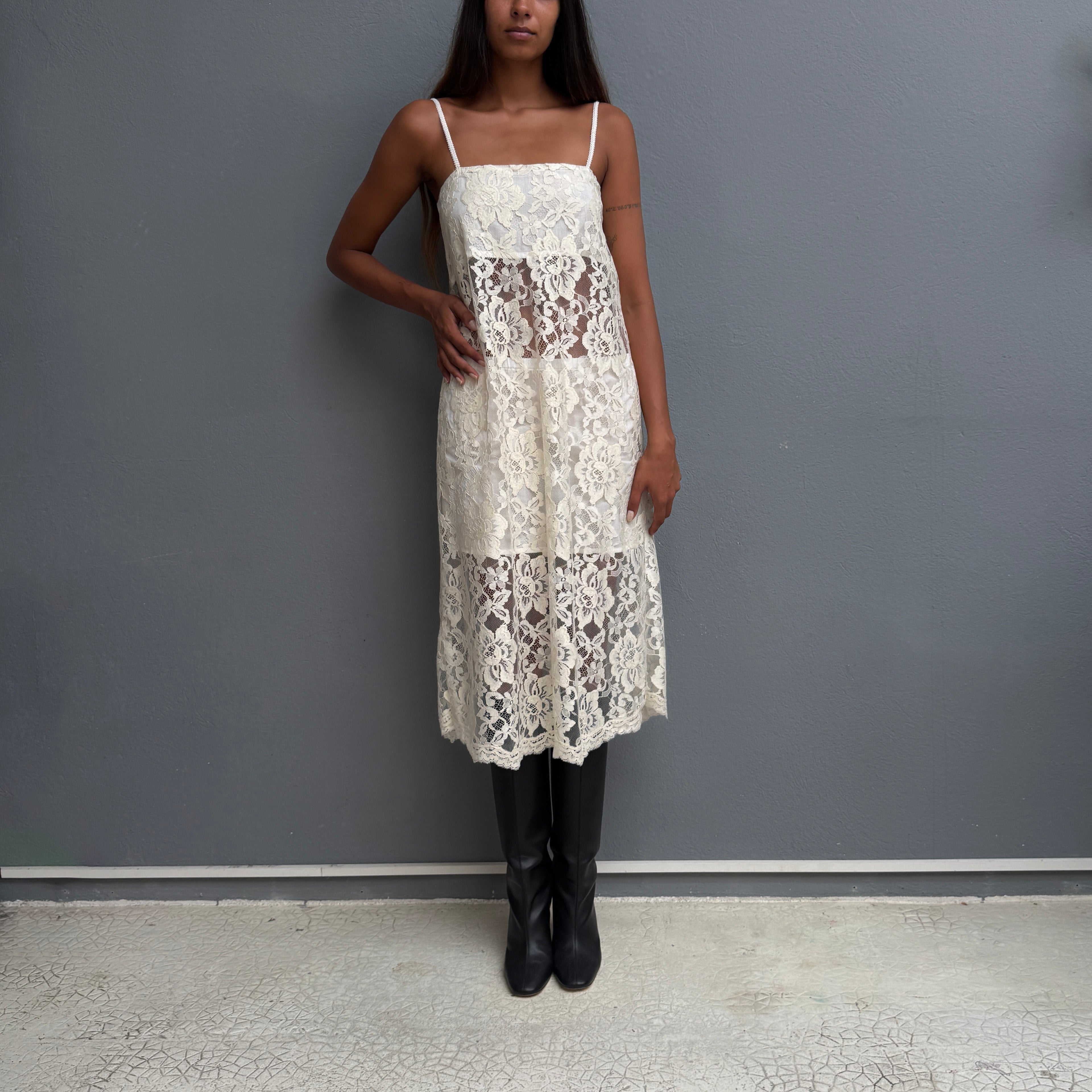 Robe dentelle