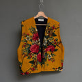 Gilet tapisserie florale
