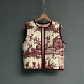 Gilet toile de Jouy