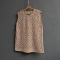 Tunique crochet beige